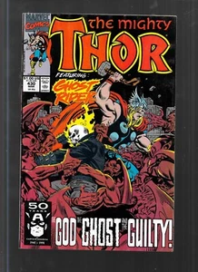 The Mighty Thor 430 1991 signed Ron Frenz Pittsburgh Comic Con  GHOST RIDER - Picture 1 of 4