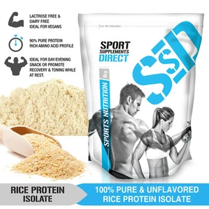 5kg 100% Rice Protein Isolate Powder Unflavoured 5 X 1kg Pure Rice Protein 5KG - Picture 1 of 3