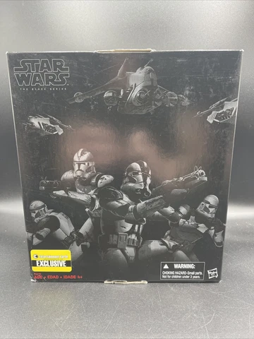 STAR WARS BLACK SERIES CLONE TROOPER 4-PACK 6 INCH ENTERTAINMENT EARTH EXCLUSIVE Cover