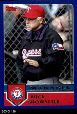 2003 Topps Traded #118 Buck Showalter T Rangers MANAGER 8 - NM/MT - Image 1 of 2