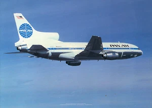 Pan American Lockheed TriStar Art Print - Aviation edge to edge - 2 sizes poster - Picture 1 of 5