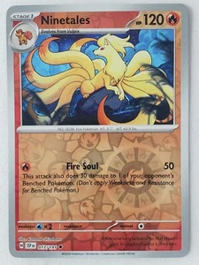 REVERSE HOLO Ninetales 017/191 casi nuevo - Tarjeta Pokémon Surging Sparks $2 envío combinado - Imagen 1 de 2
