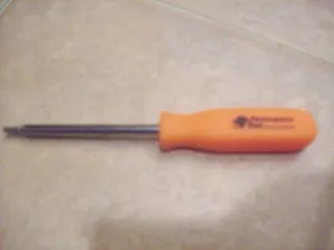 Performance Tool PT Torx Bit Screwdrivers ORANGE Handle T-15 Telcom - Picture 1 of 2