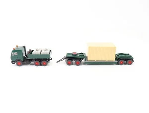 Wiking H0 504/1 modellino auto camion treno pesante MB 3850S verde pino 1:87 - Foto 1 di 4