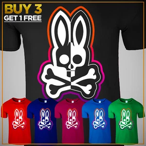 Happy Easter Men's Bone Rabbit T Shirt Funny Cool Sarcastic New Gift Bunny Tee - Picture 1 of 13