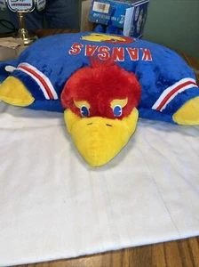 Kansas Jayhawks KU großes 18 Zoll Plüsch-Maskottchen Kissen Haustier - NCAA Stofftier Sammlerstück - Bild 1 von 12