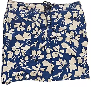 Mens Swim Trunks W/Liner Size XL, St John’s Bay, Blue/White Excellent Condition - Picture 1 of 6