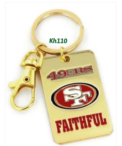 San Francisco 49ers NFL Faithful Key Ring Cover