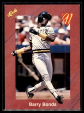 1991 Classic II Barry Bonds Pittsburgh Pirates #T78