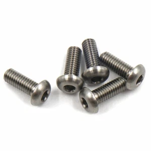 NEW Yeah Racing BTP308 Ti TC4 M3x8mm Button Head Socket Screw FREE US SHIP - Picture 1 of 3