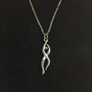 Collar de plata de ley .925 figura bailarina - Hecho en Italia - Imagen 1 de 5