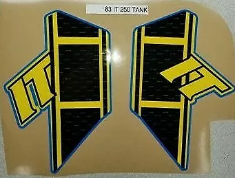 83 1983 Yamaha IT250 IT490 IT 250 490 бак этикетка 7 М - Изображение 1 из 1