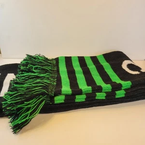 Ltd. Promo Ruffneck Scarf Austin FC MLS Soccer Scarf 54" Black Green Q2 Stadium  - Picture 1 of 6