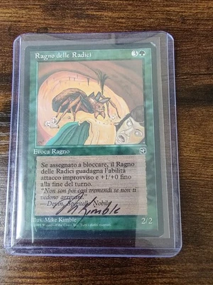 AUTOGRAPHED Root Spider Homeland ITALIAN (Mike Kimble) - Image 1 of 2