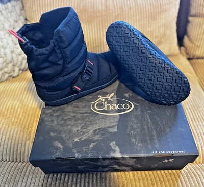 Chaco JCH109298 Women's 9 Ramble Puff Tall Light Weight Black Ankle Boots NIB - Image 1 of 4