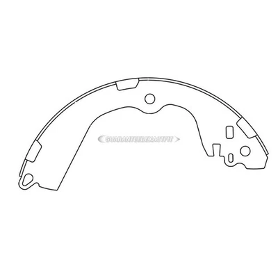For Nissan NV200 Chevrolet City Express Centric Rear Brake Shoe Set - Image 1 of 3