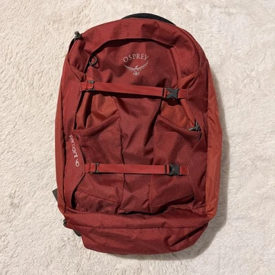Excellent Condition Osprey Farpoint 40 Travel Backpack, Jasper Red, Medium/Large - Image 1 of 4