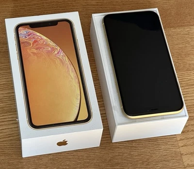 Apple iPhone XR  128GB Gelb OVP, - Bild 1 von 4