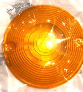 NOS OEM Genuine Harley Davidson Original Turn Signal Lens Amber P/N 68440-86 NEW - Picture 1 of 4