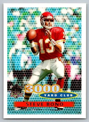 1996 Topps #386 Steve Bono Kansas City Chiefs - Image 1 of 2