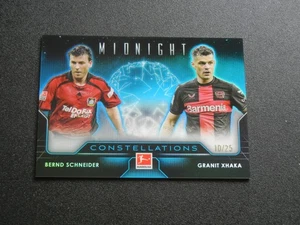2023-24 Topps Midnight Constellation Moonrise /25 Schneider + Xhaka - Leverkusen - Bild 1 von 2