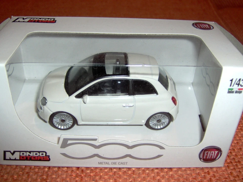 Fiat 500 Bianca Mondomotors 1.43 - Immagine 1 di 1