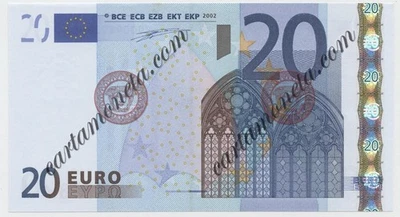 20 EURO ITALY FIRST SERIES DUISENBERG J001 2002 qFDS - Image 1 of 4