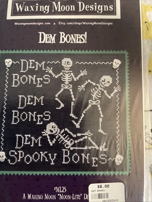 Dem Bones By Waxing Moon Designs Cross Stitch Pattern - Image 1 of 2
