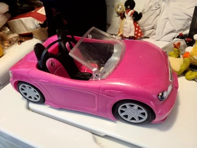 芭比热销粉色可转换巡洋舰 2013 BDF38 Glam 汽车漂亮粉红色闪光 — 第 1/4 张图片