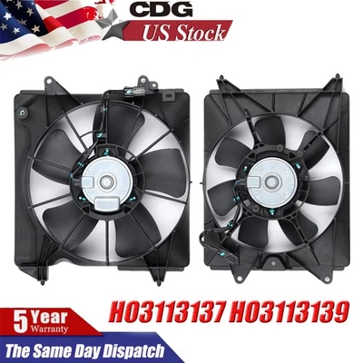 For 2016 2017 2018 Honda HR-V 1.8 AC Condenser and Radiator Cooling Fan Assembly Foto 1 de 4