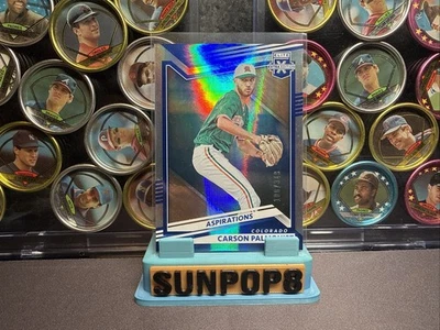 2022 Panini Elite Extra - Carson Palmquist #88 Aspirations Blue 130/349 - Image 1 of 2