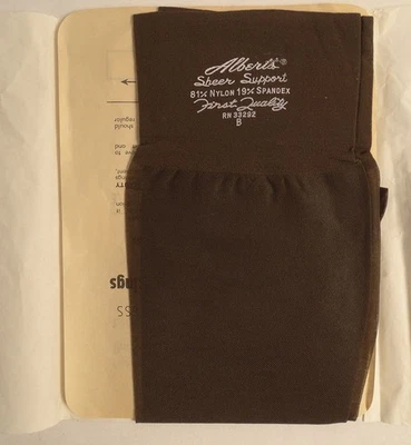 Medias Alberts Vintage Soporte Derecha Talla B Café 3prs Foto 1 de 2