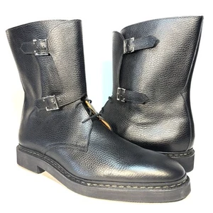 JOHN LOBB Mens Wick Ox Grain Leather Boots Black 12 (MSRP $2,620) - Picture 1 of 6
