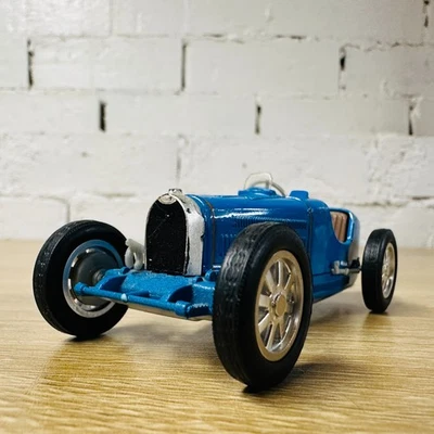 1932 Bugatti Type 51 Grand Prix Matchbox Models of Yesteryear Blue No 4 - Image 1 of 4
