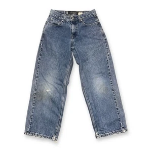 Vtg Y2K Levi’s SilverTab Jeans Relaxed Baggy Fit Skater Grunge Thrashed Denim 26 - Picture 1 of 12