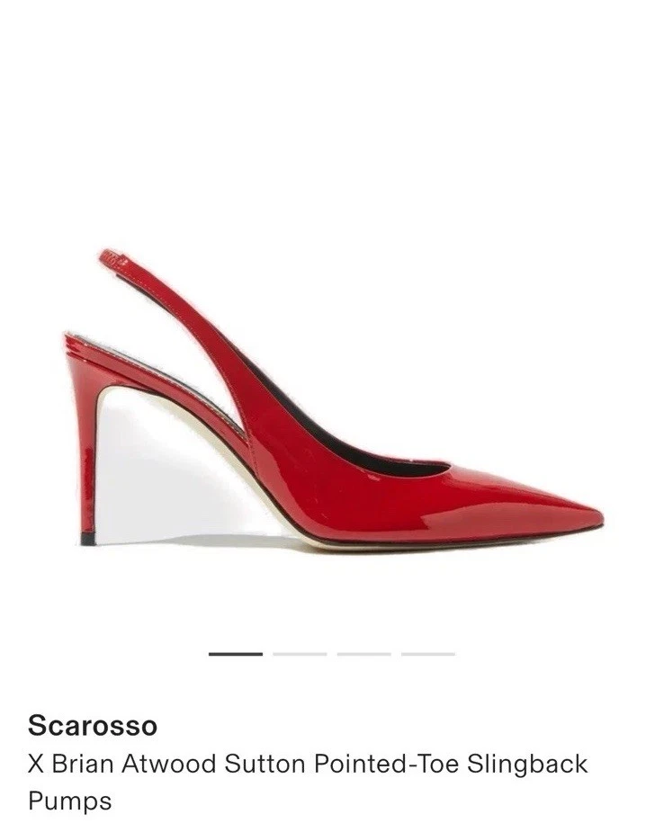 Scarosso x Brian Atwood Sutton slingback pumps  42/11 - Image 1 of 4