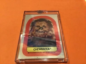 1983 STAR WARS Return of the Jedi rotj series 2 #42 CHEWBACCA proof 1/1 card. - Picture 1 of 3