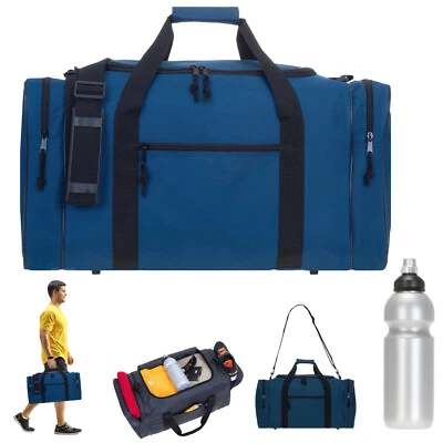 Sporttasche Herren Spear Gym 55 cm Saunatasche Reisetasche Fitness 657 Blau +f - Bild 1 von 4