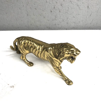 De colección Masters of the Universe Tiger Latón Sólido Gato de Batalla Motu MCM Raro Pesado Foto 1 de 4