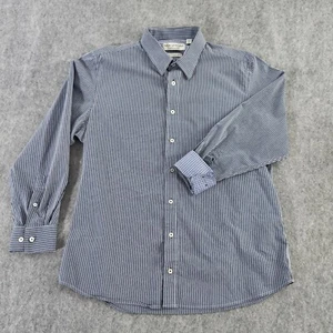 Nick Graham Everywhere Modern Fit Stretch Hemd blau gestreift 34-35, 17-17,5 - XL - Bild 1 von 9