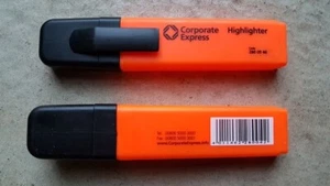 2 Textmarker - Orange - Corporate Express - Highlighter - Strichbreite ca. 5 mm - Bild 1 von 1