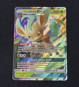Pokemon TCG Karte Leafeon GX 13/156 Ultra Prisma Sonne & Mond Ultra Rare Holo LP C13 - Bild 1 von 11