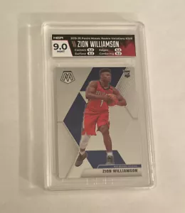 Zion Williamson 2019 Mosaic Variation RC Graded HGA 9- Mint- - Picture 1 of 2