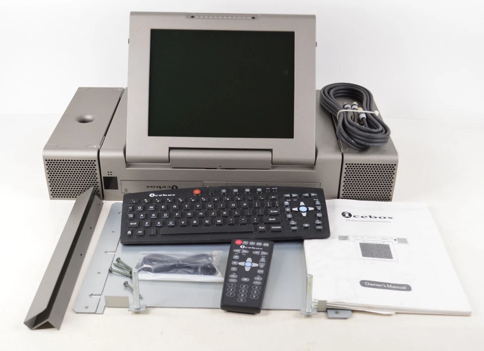 icebox Web-Enabled Kitchen Entertainment Center DVD CD w/ Keyboard, Remote WORKS - Image 1 of 4