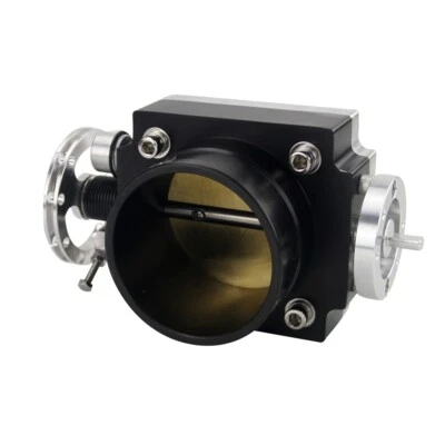 90MM Throttle Body Performance Intake Manifold Billet Aluminum HIGH Flow - Image 1 of 4