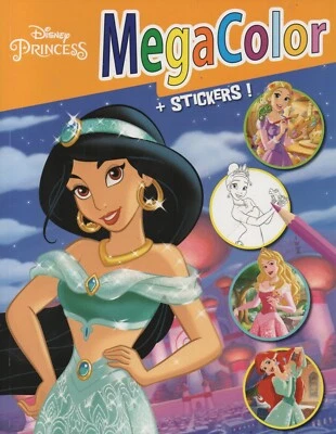 MegaColor # Stickers! PRINCESS - Aladdin, Schneewittchen & Mulan-Disney #598186