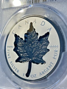 2023 $20 Silver Coin SUPER INCUSE 1oz SILVER MAPLE LEAF-PCGS PR69-MINTAGE 8,000 - Picture 1 of 15