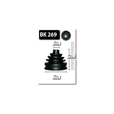 VW Golf MK4 2.3 V5 Genuine Shaftec Wheel Side Drive Shaft CV Boot - Image 1 of 2