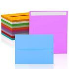 100 Pack A7 Colorful Invitation Envelopes 5X7 Greeting Card Envelopes For Eng