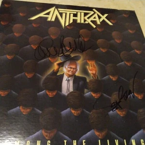 SIGNED Anthrax - among the living vinyl autograph signed by band 4lp - Picture 1 of 2